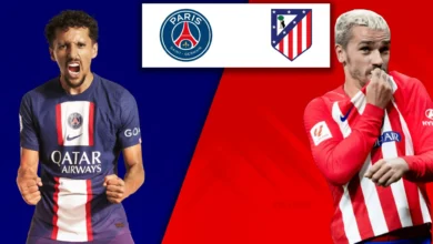 موعد مباراة باريس سان جيرمان ضد أتلتيكو مدريد