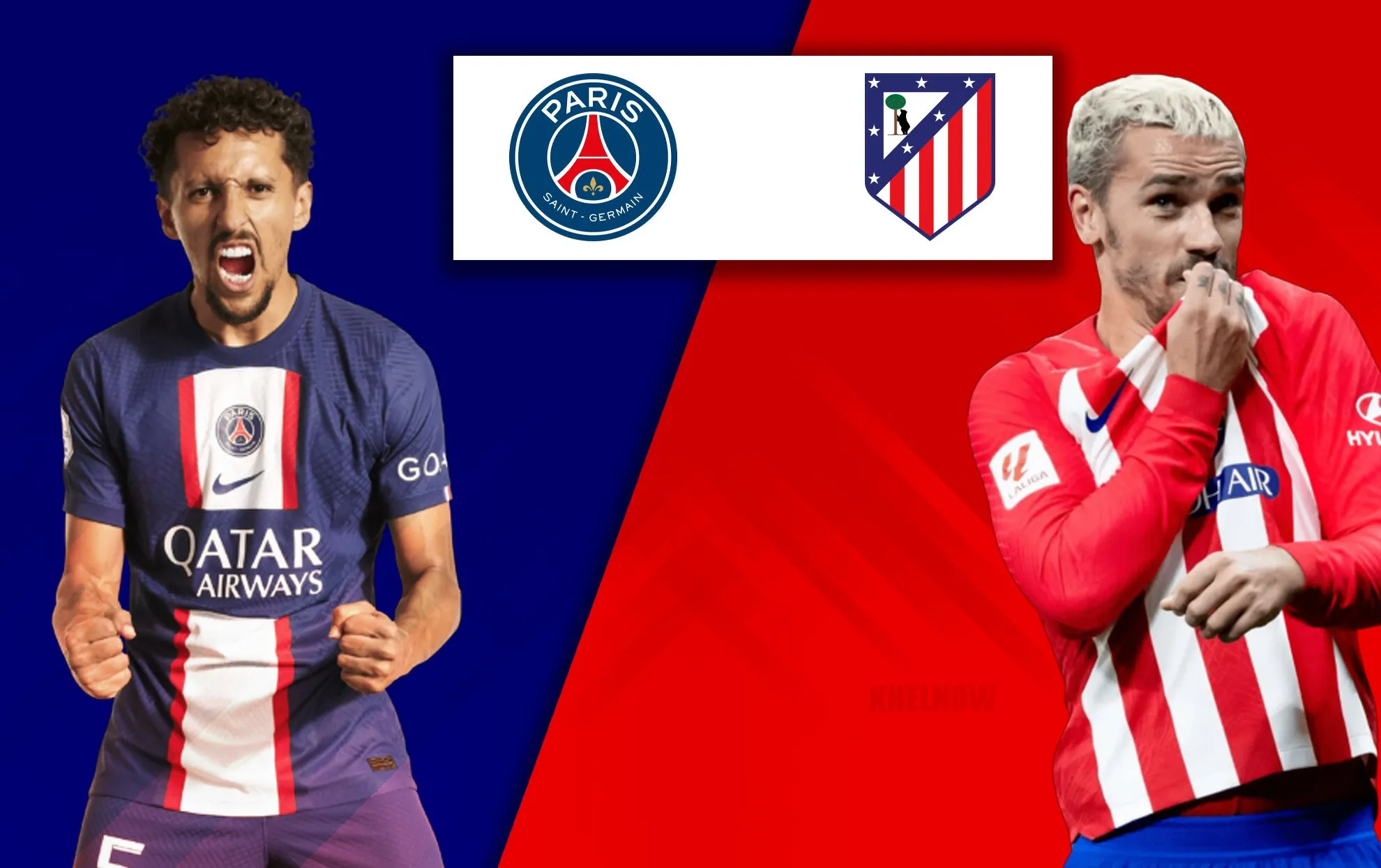 موعد مباراة باريس سان جيرمان ضد أتلتيكو مدريد