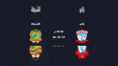 موعد مباراة زاخو ضد الشرطة