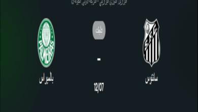سبب تأجيل مباراة سانتوس و بالميراس