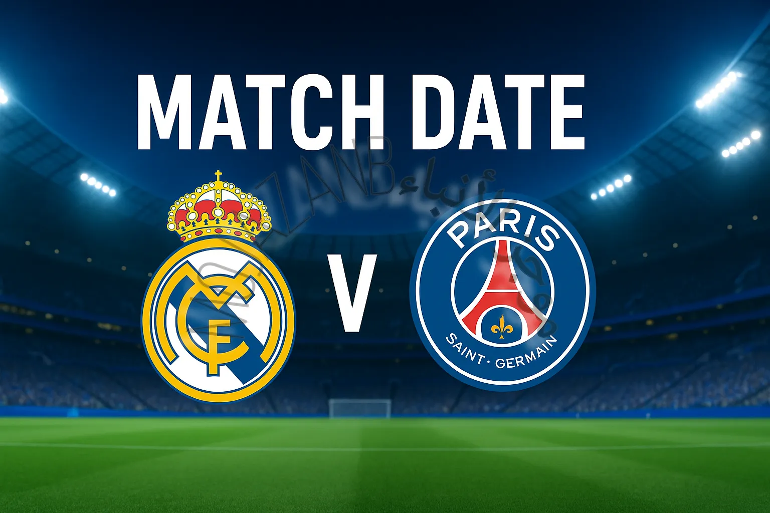 ما موعد مباراة ريال مدريد وباريس سان جيرمان؟