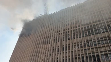 تفاصيل حريق سنترال رمسيس