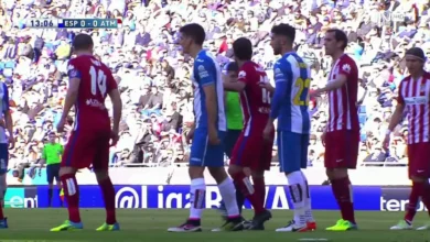ملخص الشوط الأول لمباراة أتلتيكو مدريد وإسبانيول