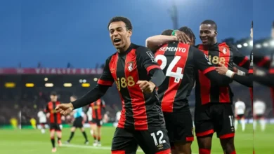 موعد مباراة بورنموث وفولهام