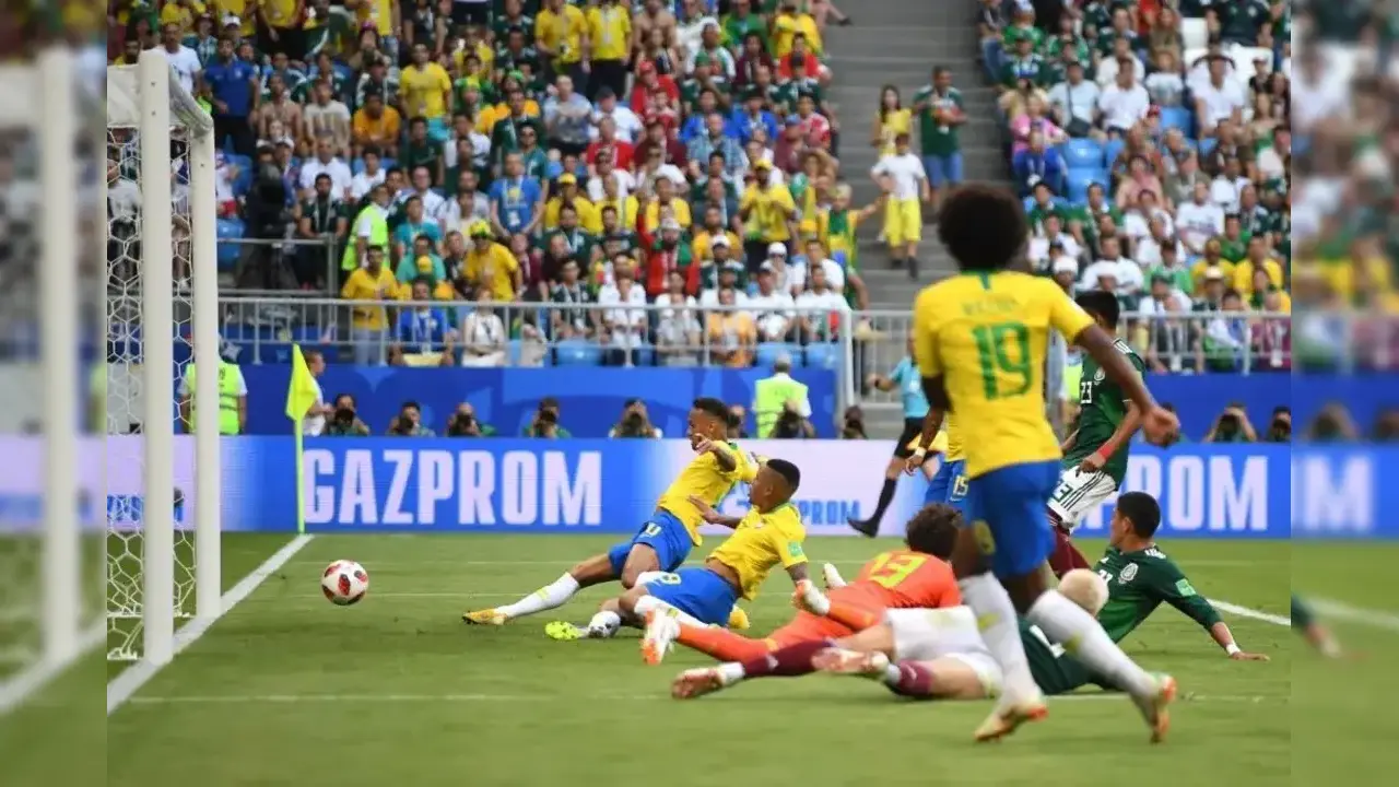 ملعب مباراة البرازيل و المكسيك