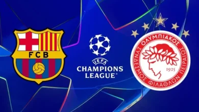 برشلونة ضد اولمبياكوس - دور مجموعات دوري أبطال أوروبا 2026/2025
