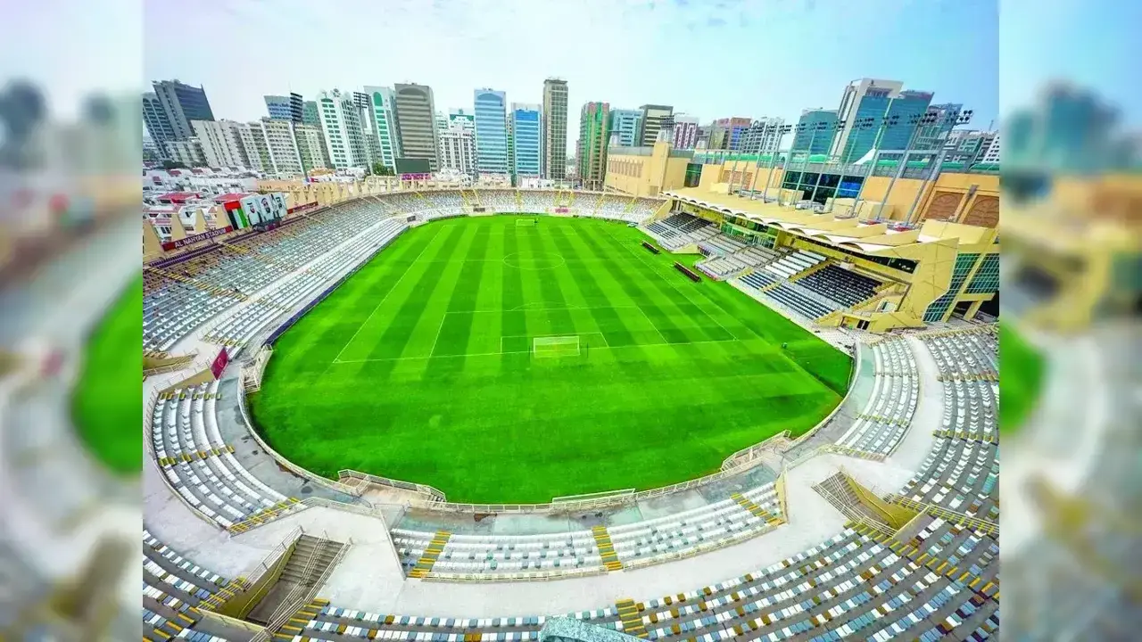 ملعب مباراة الوحدة ضد خورفكان