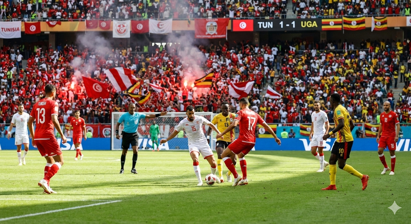 القنوات الناقلة لمباراة تونس وأوغندا اليوم بث مباشر