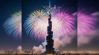 مشاهدة بث مباشر الألعاب النارية من برج خليفة لاستقبال 2026