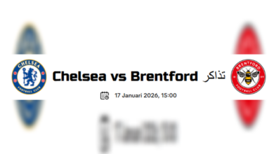 أسعار تذاكر مباراة تشيلسي ضد برينتفورد