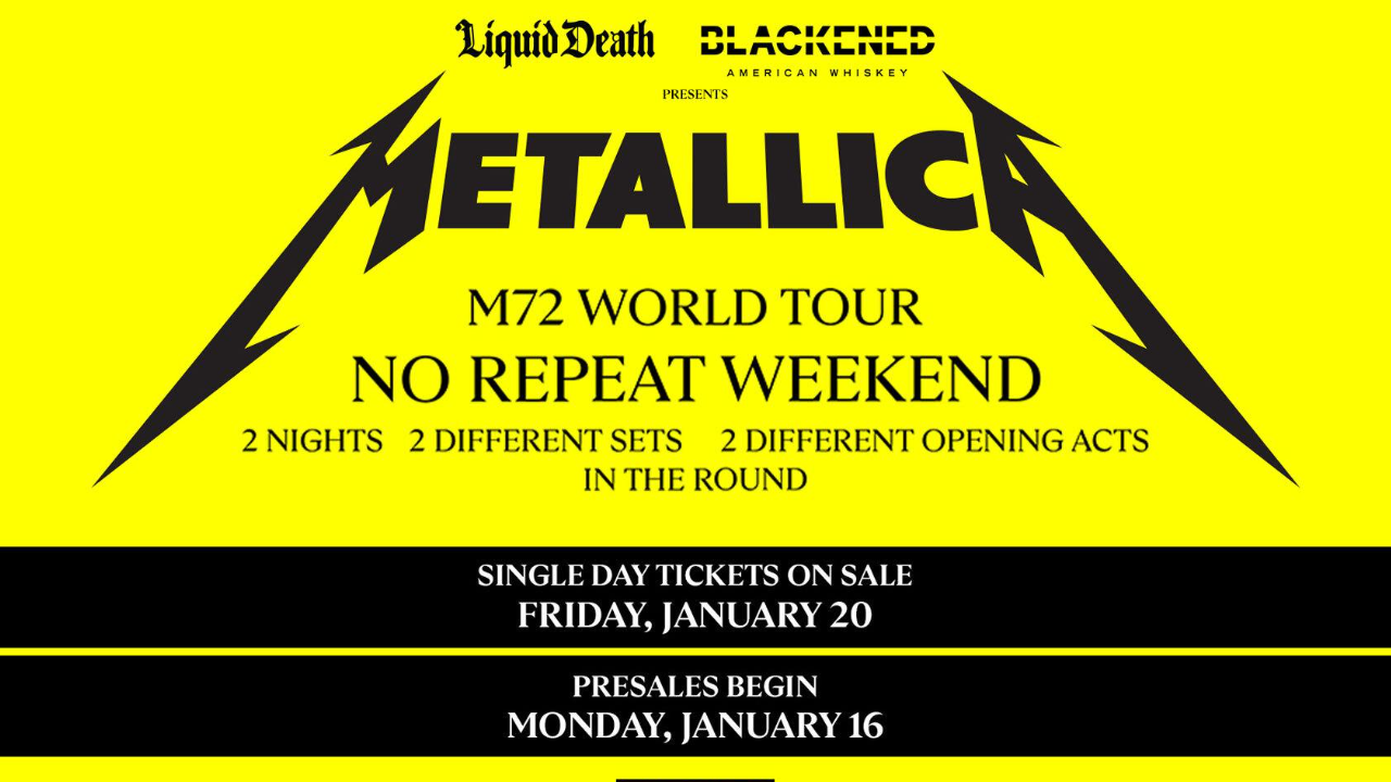 حجز تذاكر حفلة Metallica